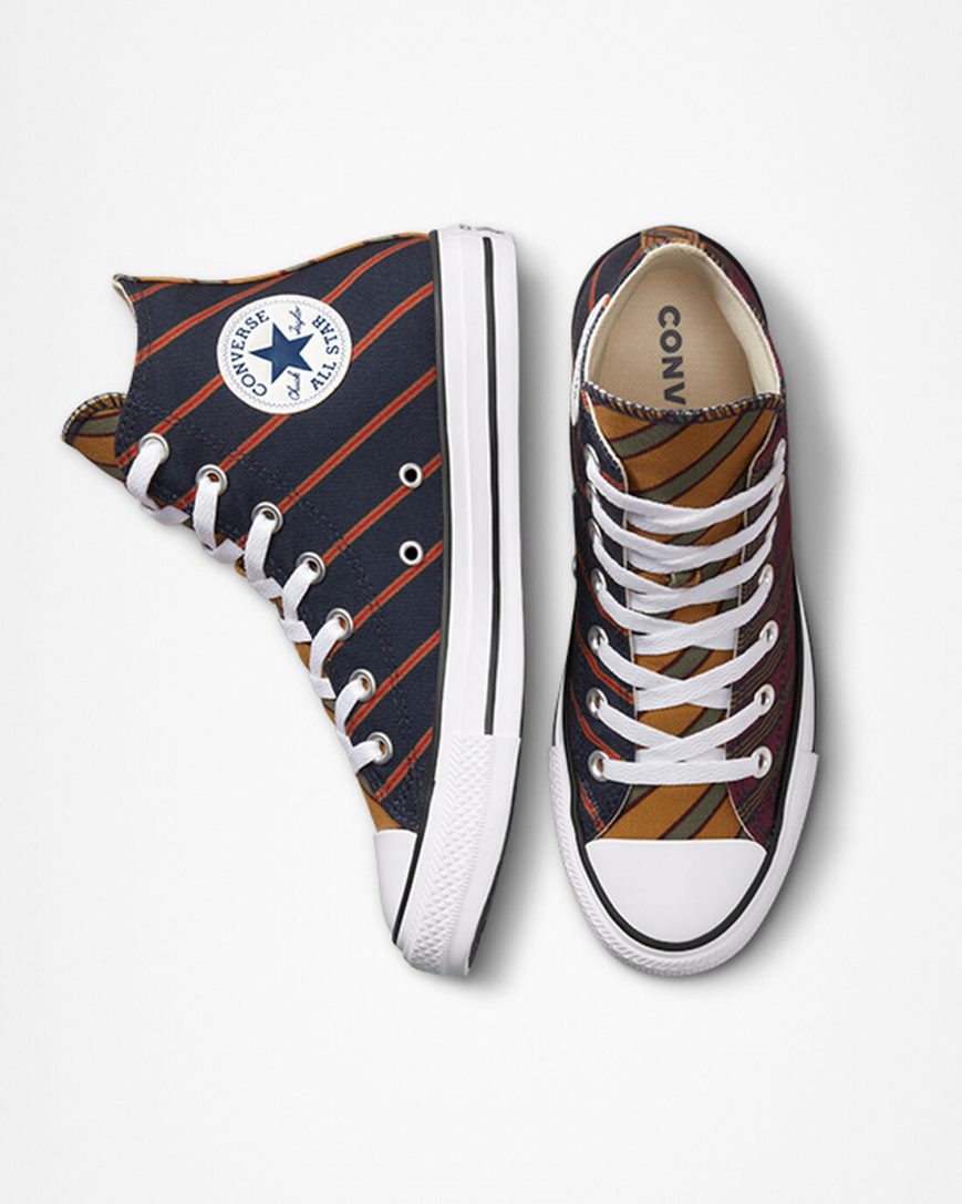 Men's Converse Chuck Taylor All Star Twisted Classics High Top Shoes Obsidian / Deep Burgundy | AU 3C58ED